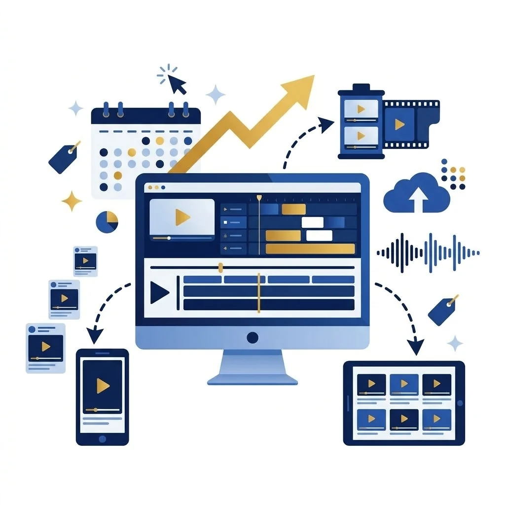 Video content for companies — editing and ongoing social media support