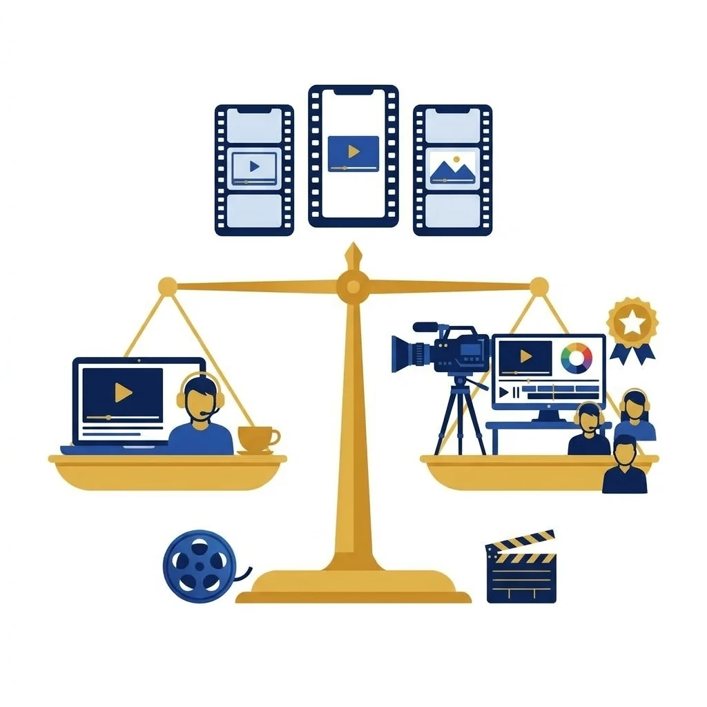 Montaż TikTok i YouTube Shorts — montażysta freelancer czy firma?