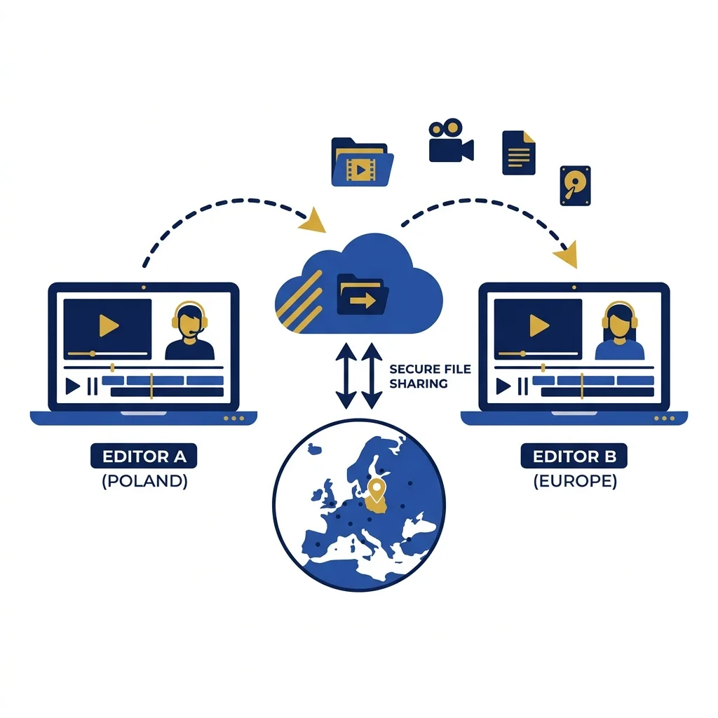 Remote Video Editing Services in Poland — High-End Post-Production for Global Brands
